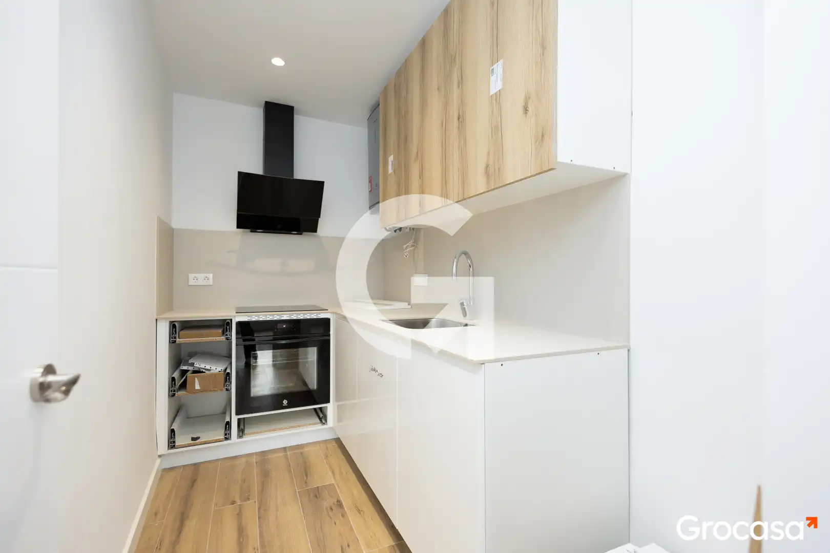 Kitchen of Flat for sale in Sant Vicenç Dels Horts  with Air Conditioner, Heating and Terrace
