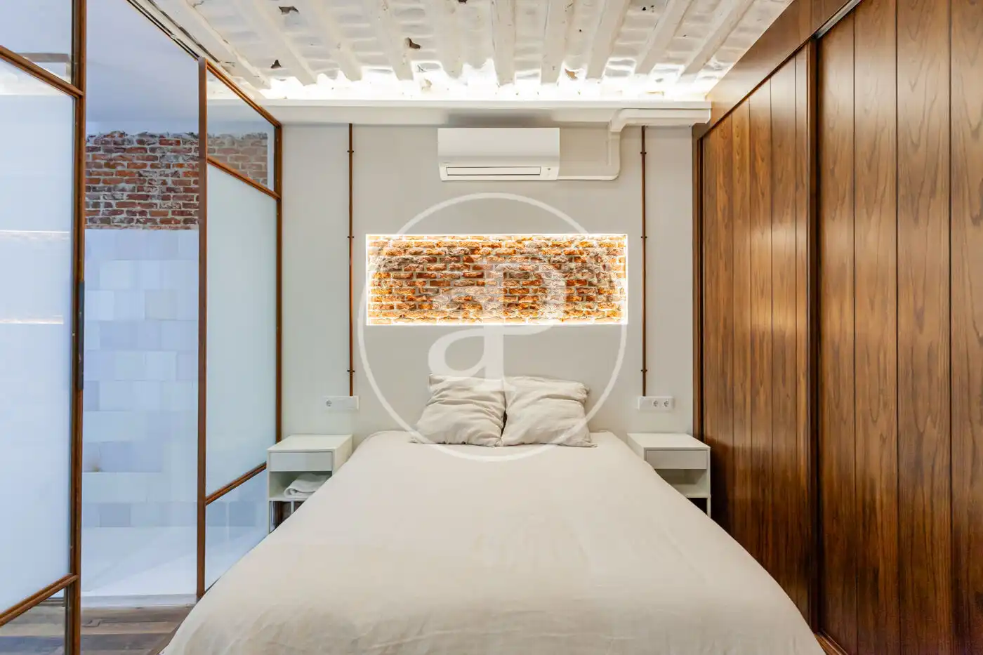 Bedroom of Flat for sale in Madrid  with Air Conditioner, Heating and Furnished