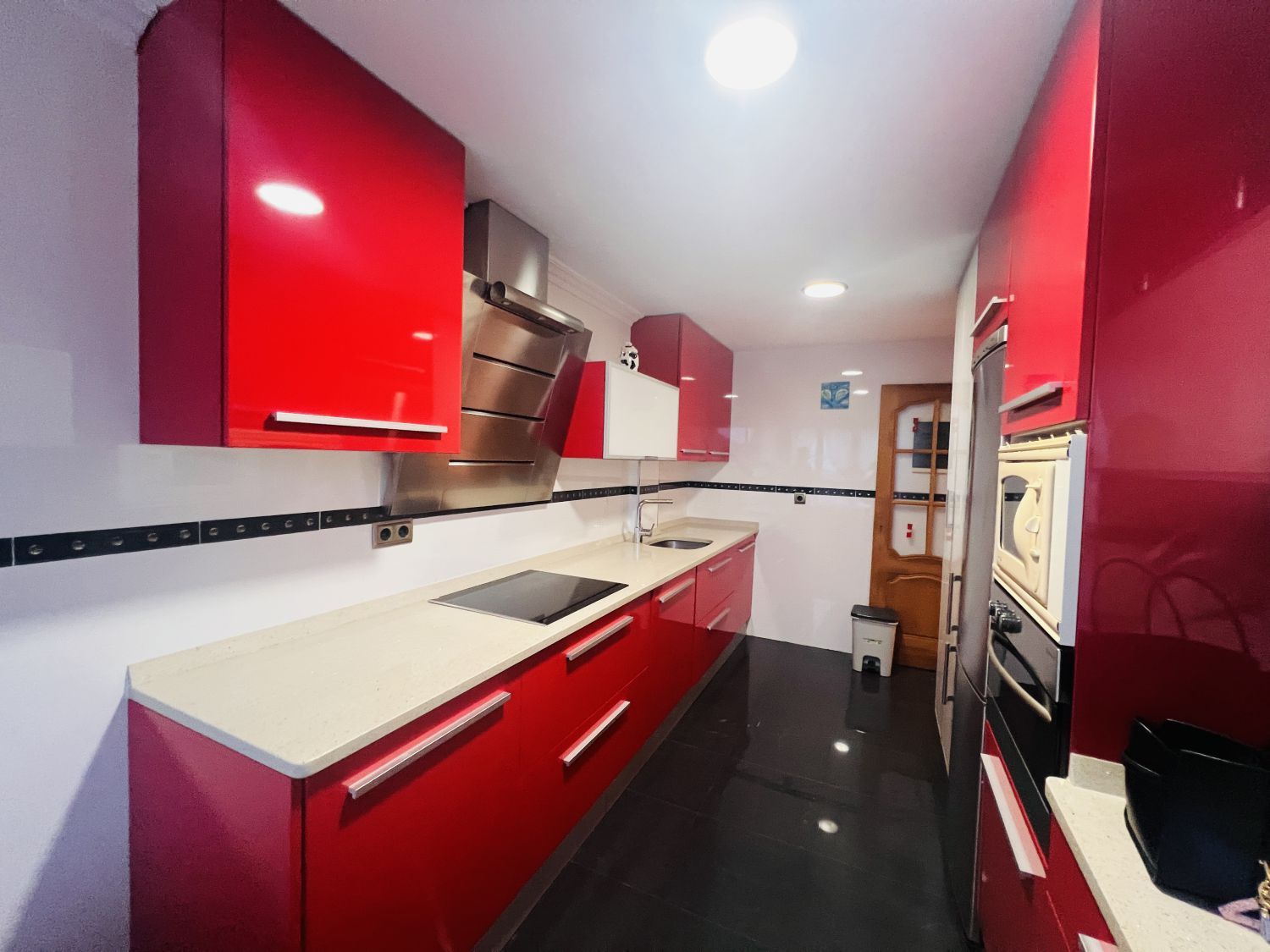 Kitchen of Flat to rent in Laredo  with Heating, Furnished and Balcony