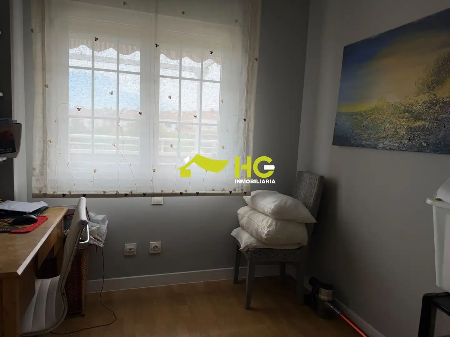 Schlafzimmer von Dachboden zur Miete in Villaviciosa de Odón mit Klimaanlage, Heizung und Terrasse