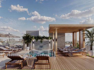 Apartamento con piscina en venta en Pueblo