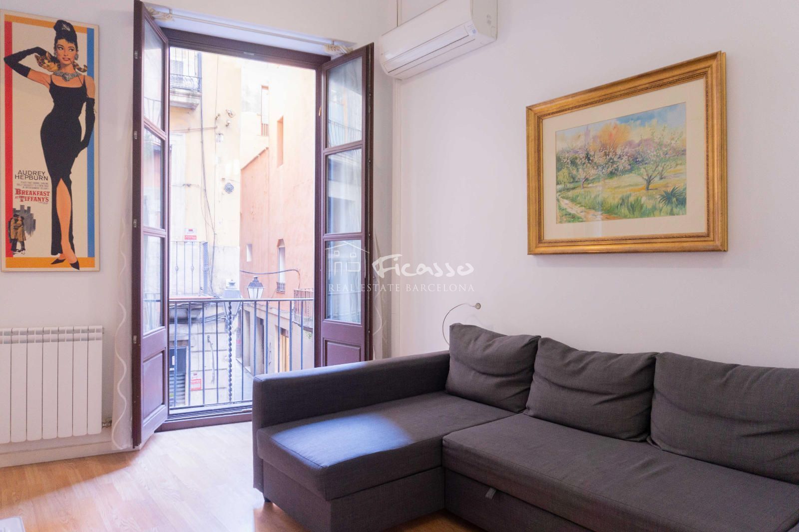 Bedroom of Flat to rent in  Barcelona Capital  with Air Conditioner, Heating and Furnished