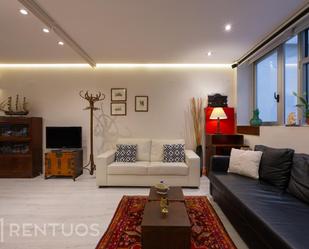 Living room of Planta baja to rent in  Madrid Capital  with Furnished and Community pool