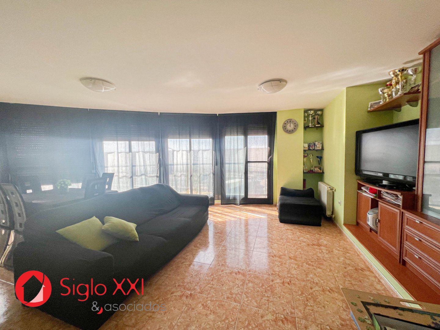 Sala de estar de Piso en venta en Castellón de la Plana / Castelló de la Plana con Calefacción