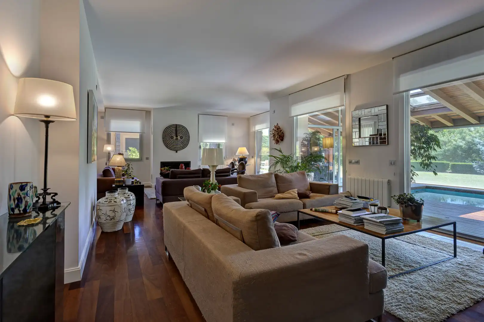 Living room of Houses for sale in Real Sitio de San Ildefonso  with Air Conditioner, Heating and Private garden