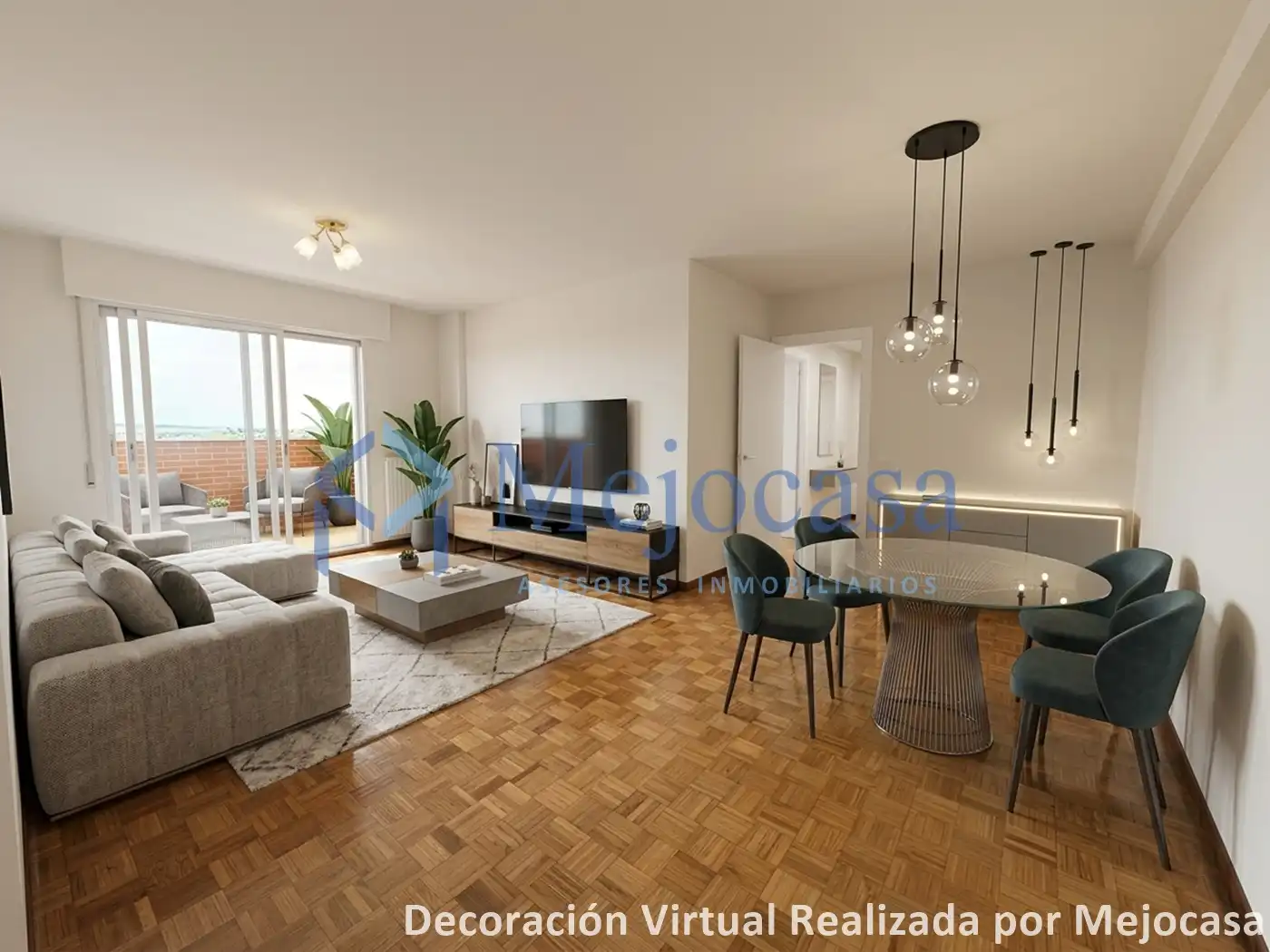 Sala de estar de Piso en venta en Madrid con Aire acondicionado, Calefacción y Parquet