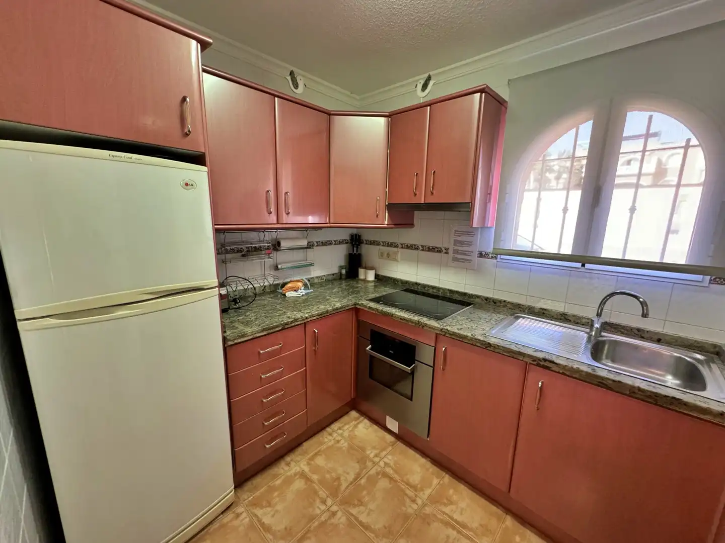 Cocina de Apartamento de alquiler en Benitachell / El Poble Nou de Benitatxell con Aire acondicionado, Calefacción y Terraza