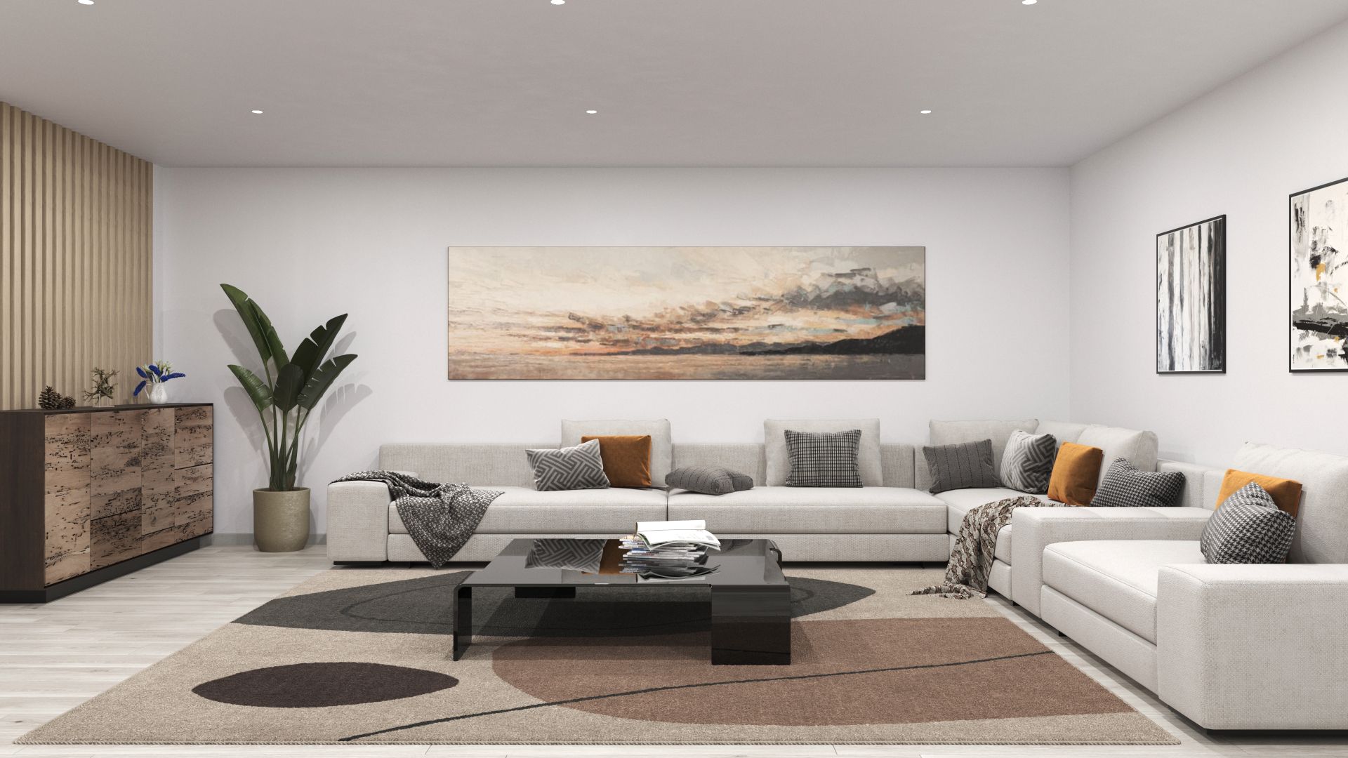 Sala de estar de Planta baja en venta en El Pla del Penedès con Aire acondicionado, Calefacción y Parquet