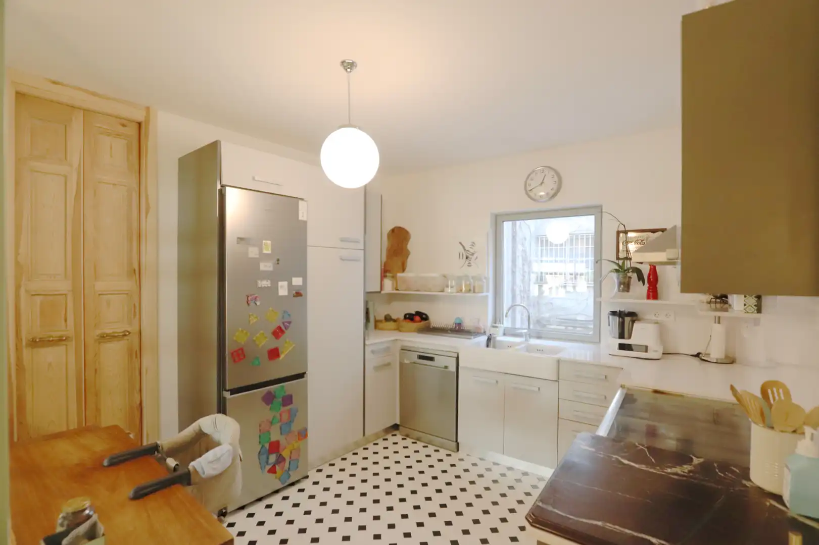 Kitchen of Flat for sale in Madrid  with Air Conditioner, Heating and Terrace
