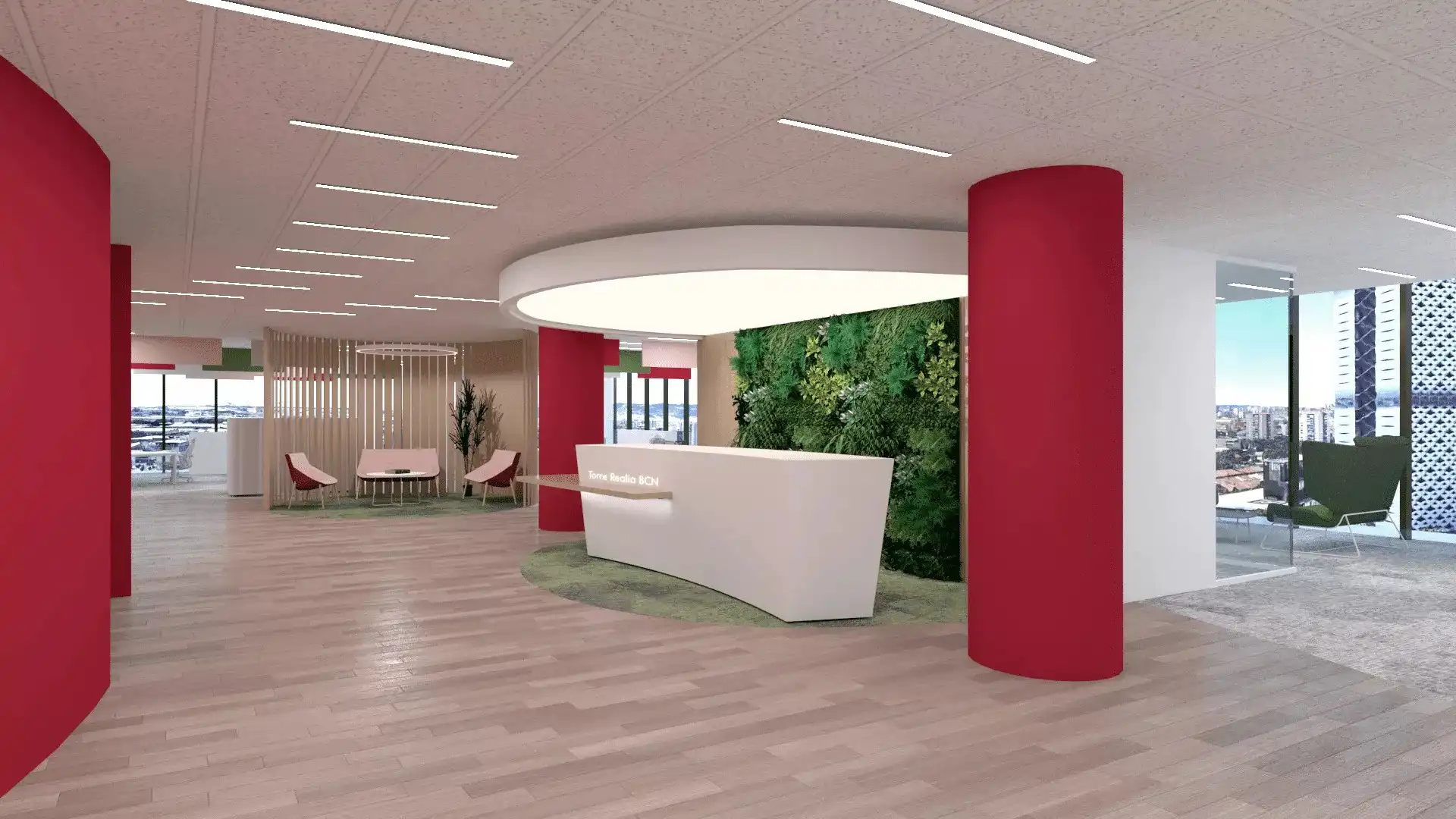 Büro zur Miete in L'Hospitalet de Llobregat mit Klimaanlage und Heizung