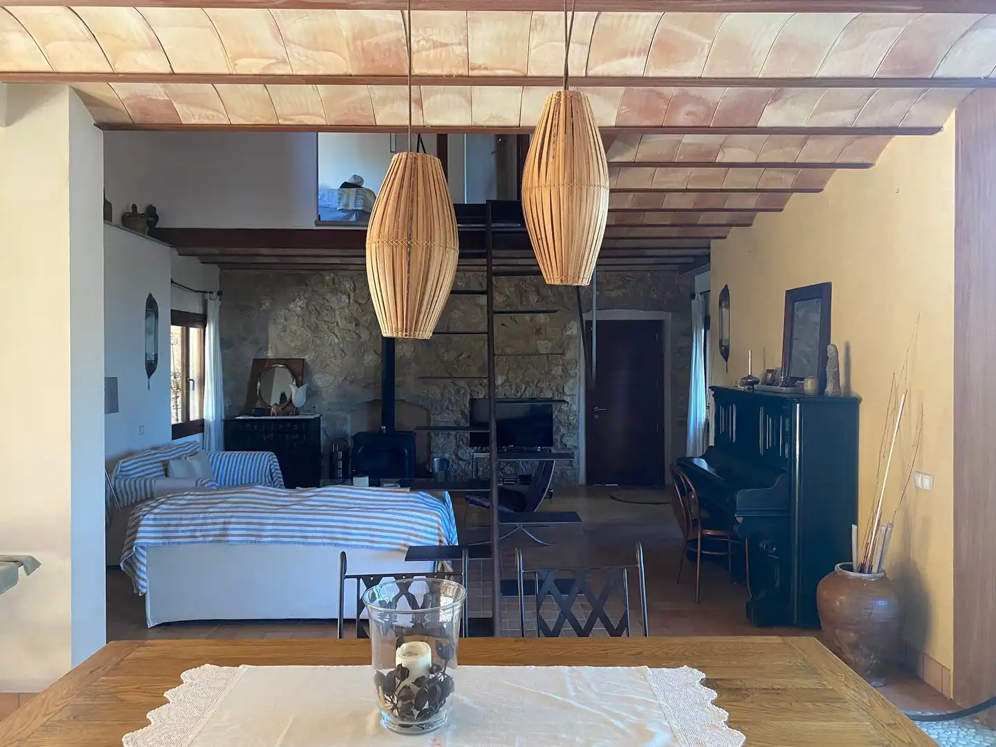 Comedor de Casa o chalet de alquiler en Santa María del Camí con Terraza y Balcón