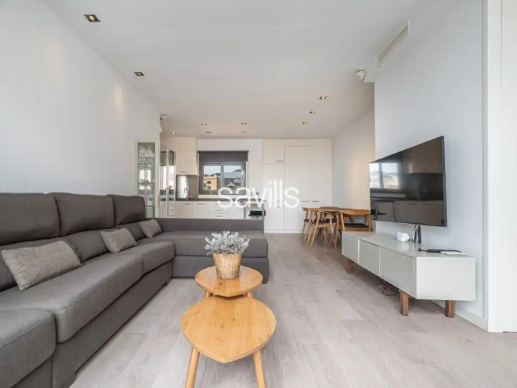 Sala de estar de Casa o chalet en venta en Barcelona con Aire acondicionado, Amueblado y Horno