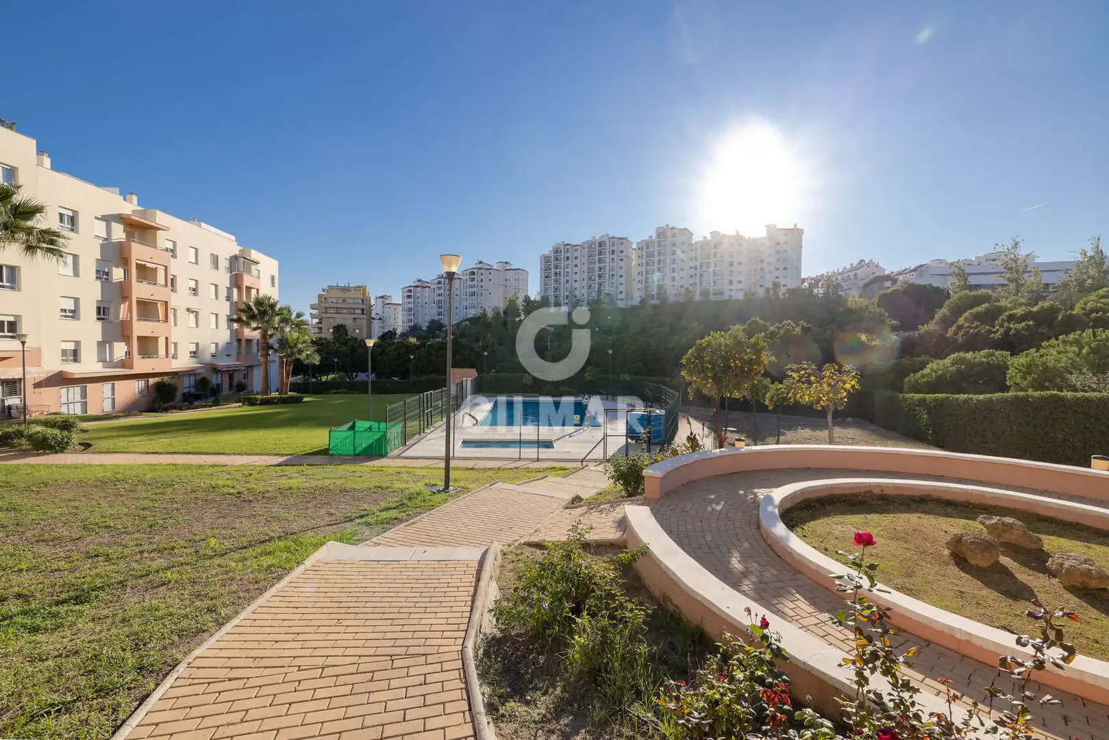 Jardí de Apartament en venda en Estepona amb Calefacció, Jardí privat i Piscina