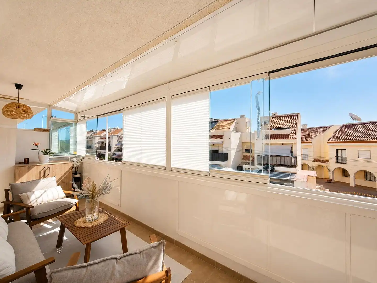 Balcony of Flat for sale in Santa Pola  with Air Conditioner, Heating and Parquet flooring