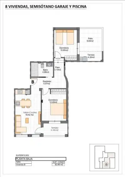 Apartament en venda en Mazarrón