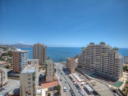 Exterior view of Apartment for sale in Calpe / Calp  with Air Conditioner, Heating and Private garden
