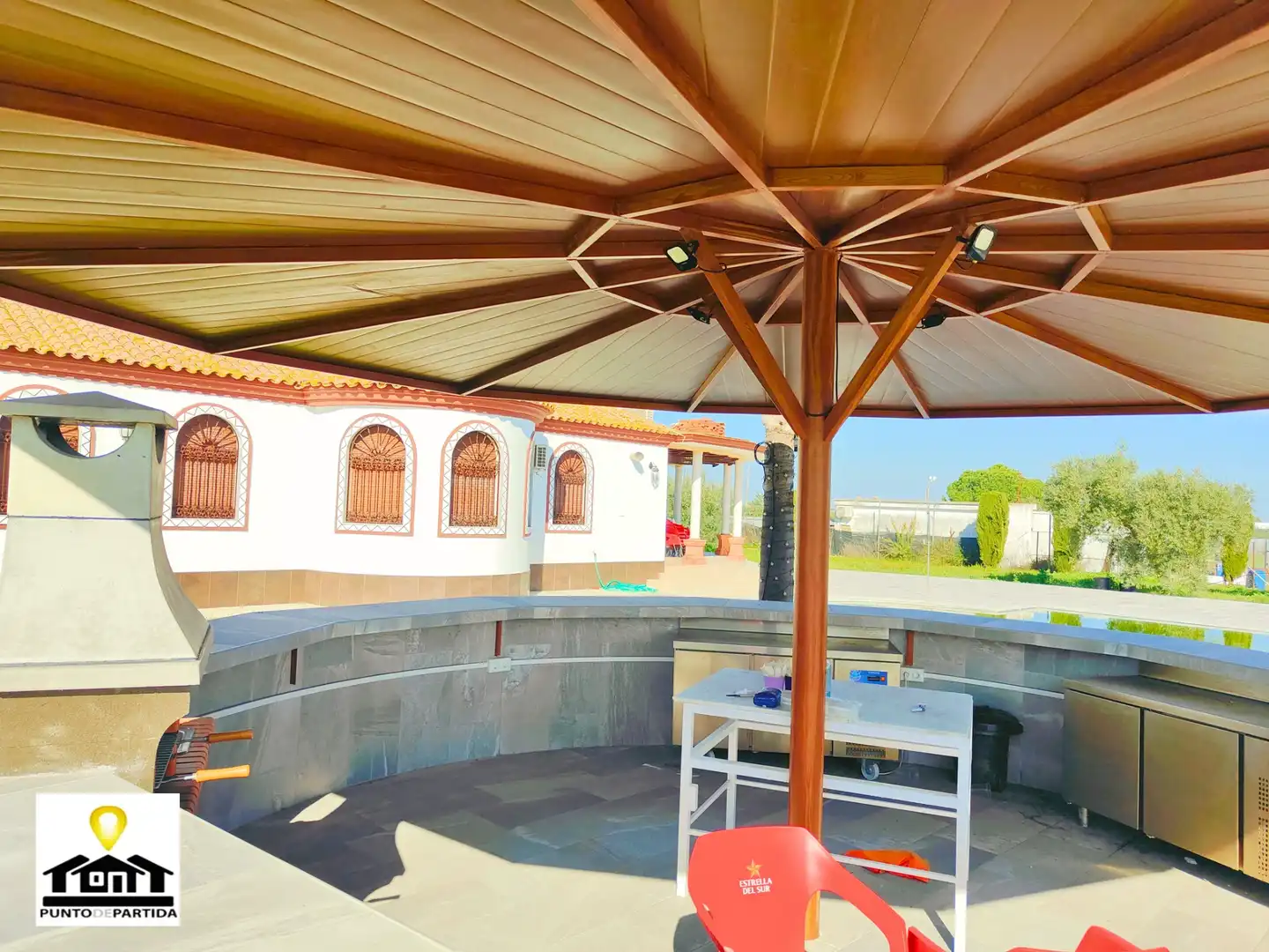 Terrasse von Country house zum Verkauf in Utrera mit Klimaanlage, Heizung und Privatgarten