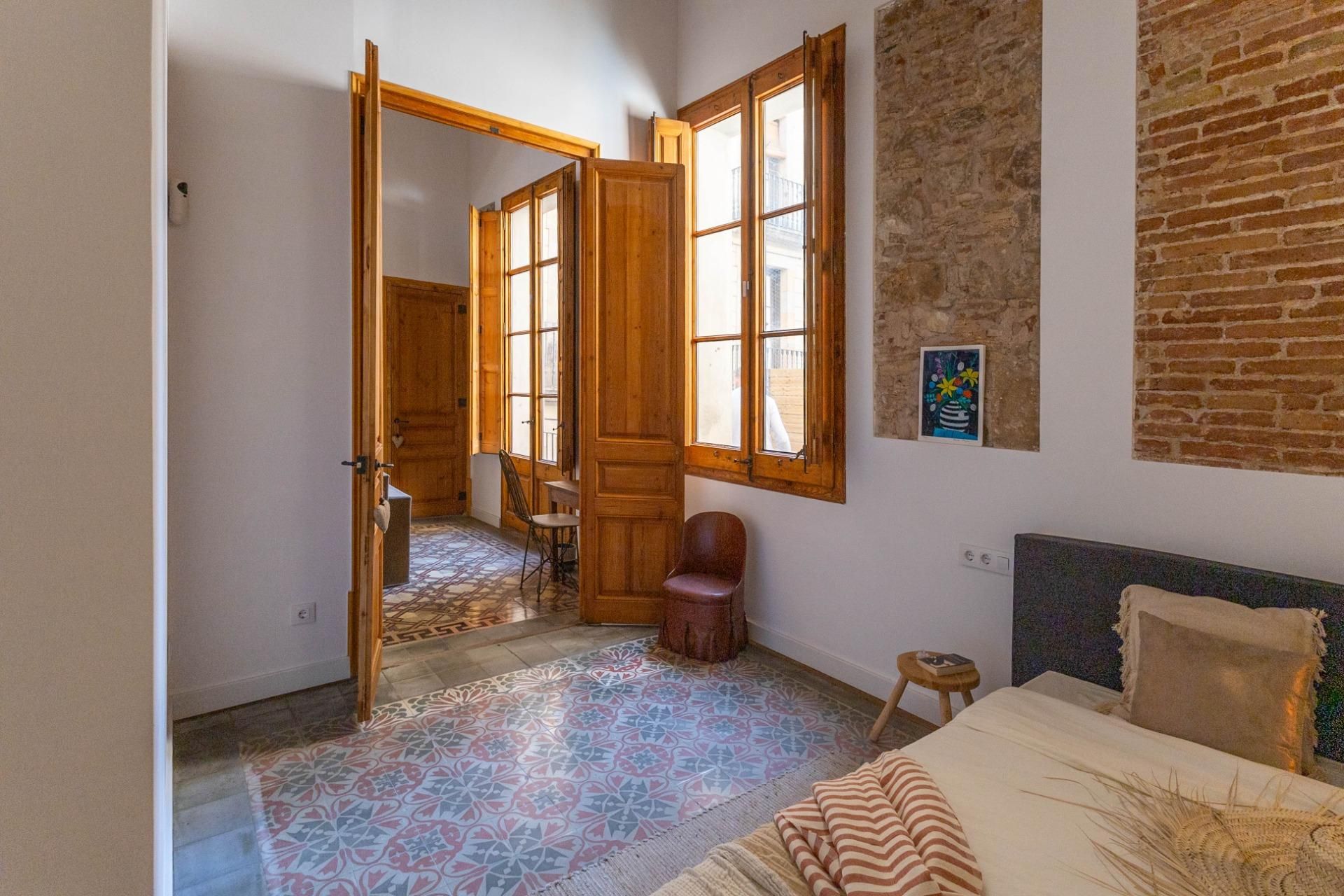 Bedroom of Flat for sale in  Barcelona Capital  with Air Conditioner, Heating and Terrace