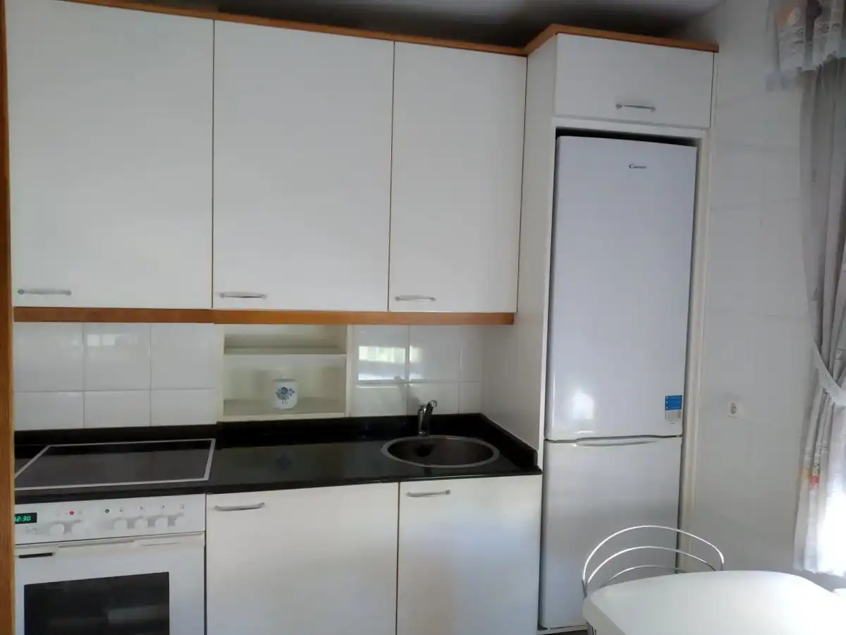 Küche von Wohnungen zur Miete in Ponferrada mit Heizung, Möbliert und Balkon
