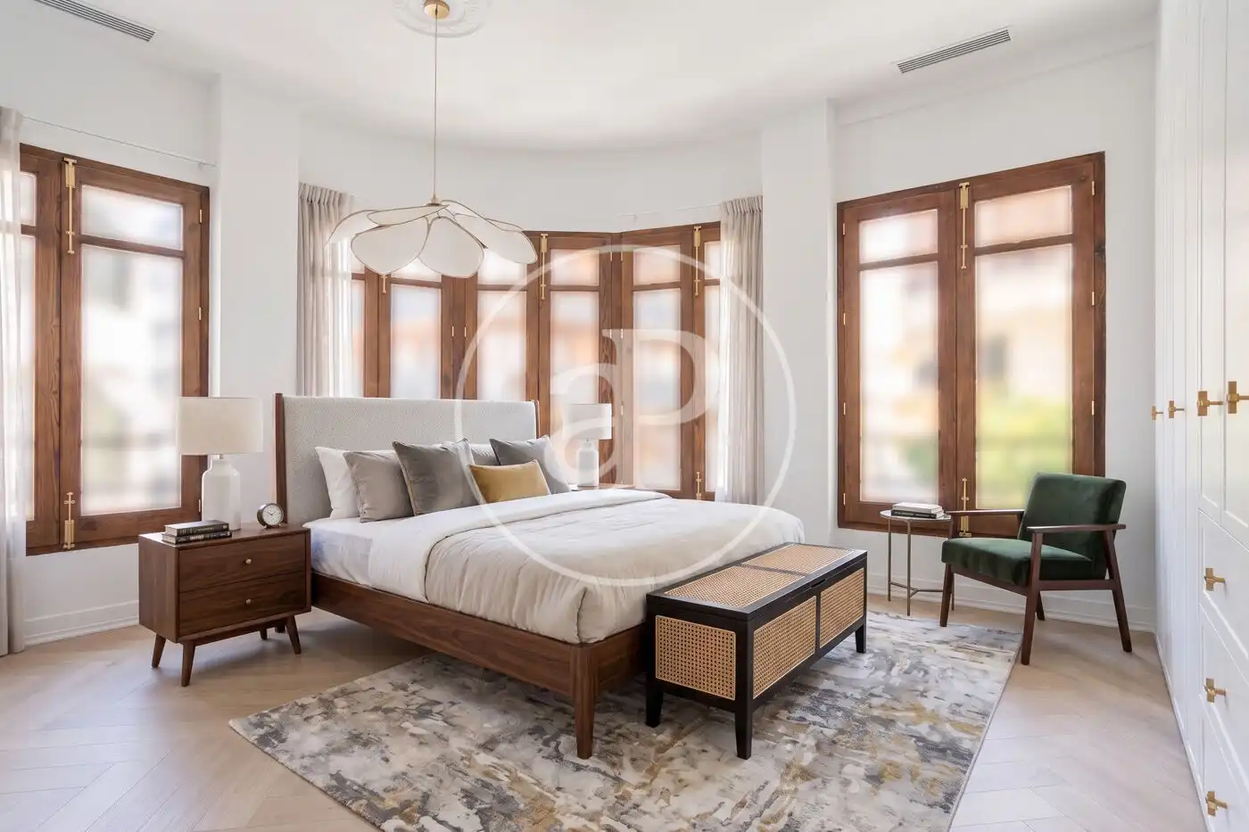Bedroom of Flat for sale in Valencia  with Air Conditioner and Heating