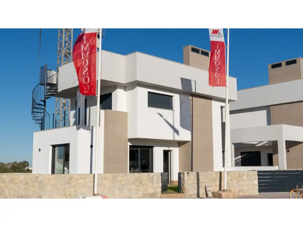 Vista exterior de Casa o xalet en venda en Algorfa amb Piscina