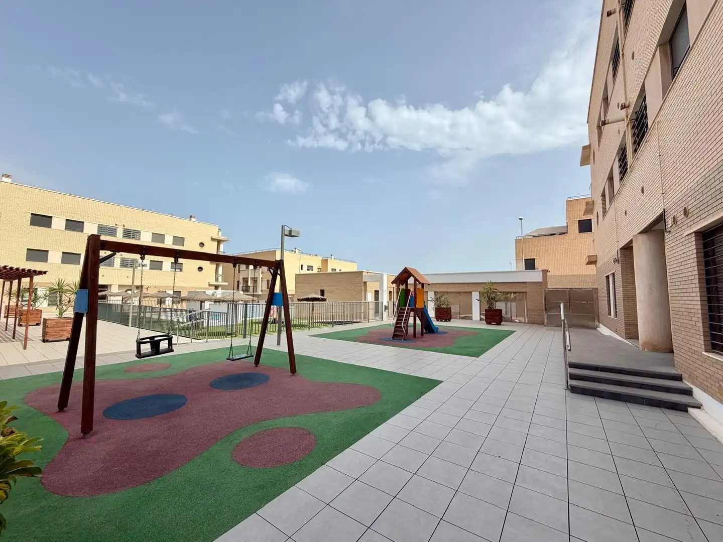 Terrasse von Wohnung zum Verkauf in Vícar mit Klimaanlage, Terrasse und Möbliert