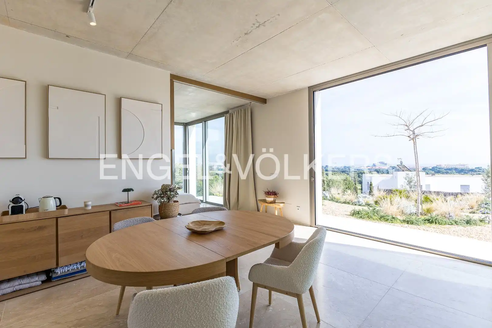 Comedor de Casa o chalet de alquiler en Sitges con Aire acondicionado, Calefacción y Jardín privado