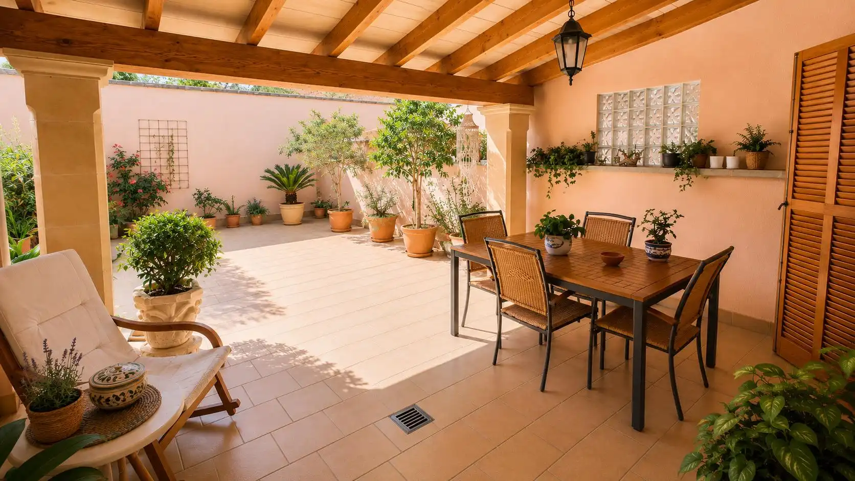 Terrace of Houses for sale in  Palma de Mallorca  with Air Conditioner, Heating and Storage room