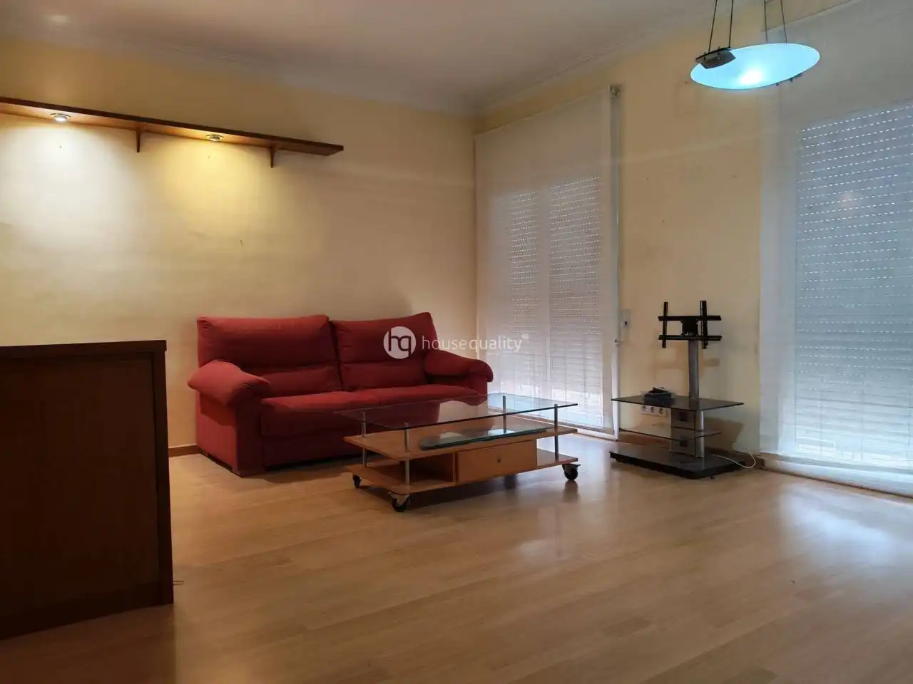 Wohnzimmer von Wohnung zur Miete in Barcelona mit Klimaanlage, Terrasse und Balkon