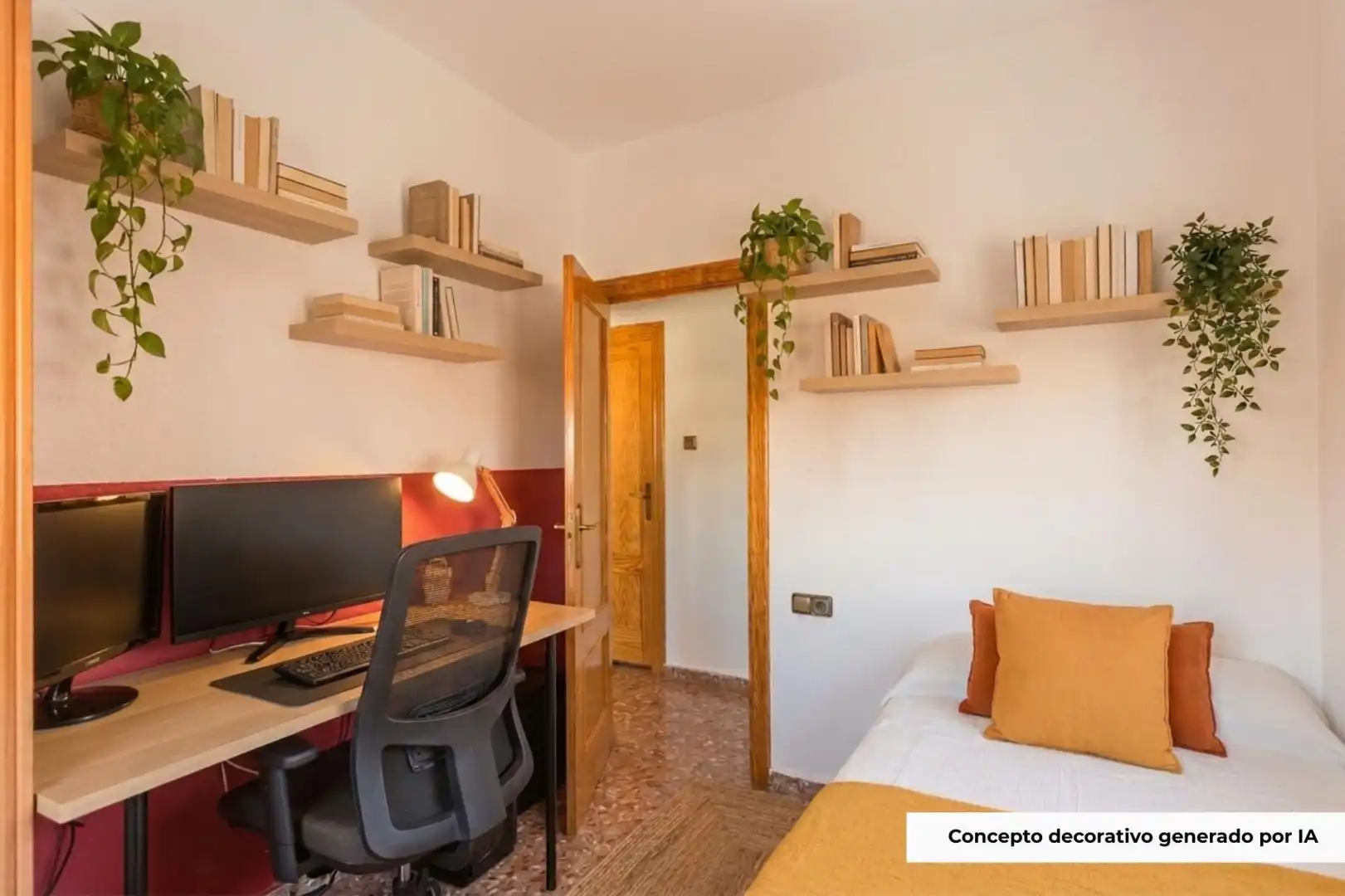 Bedroom of Flat for sale in Murcia  with Air Conditioner, Heating and Terrace