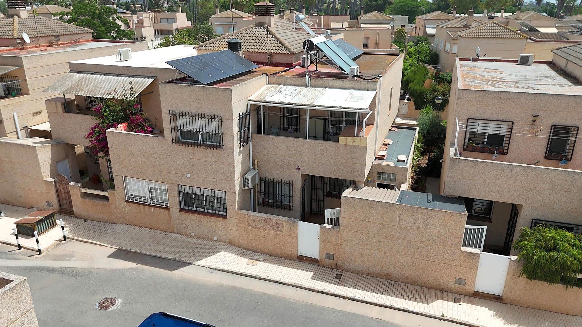 Exterior view of Single-family semi-detached for sale in Cartagena  with Air Conditioner, Heating and Private garden