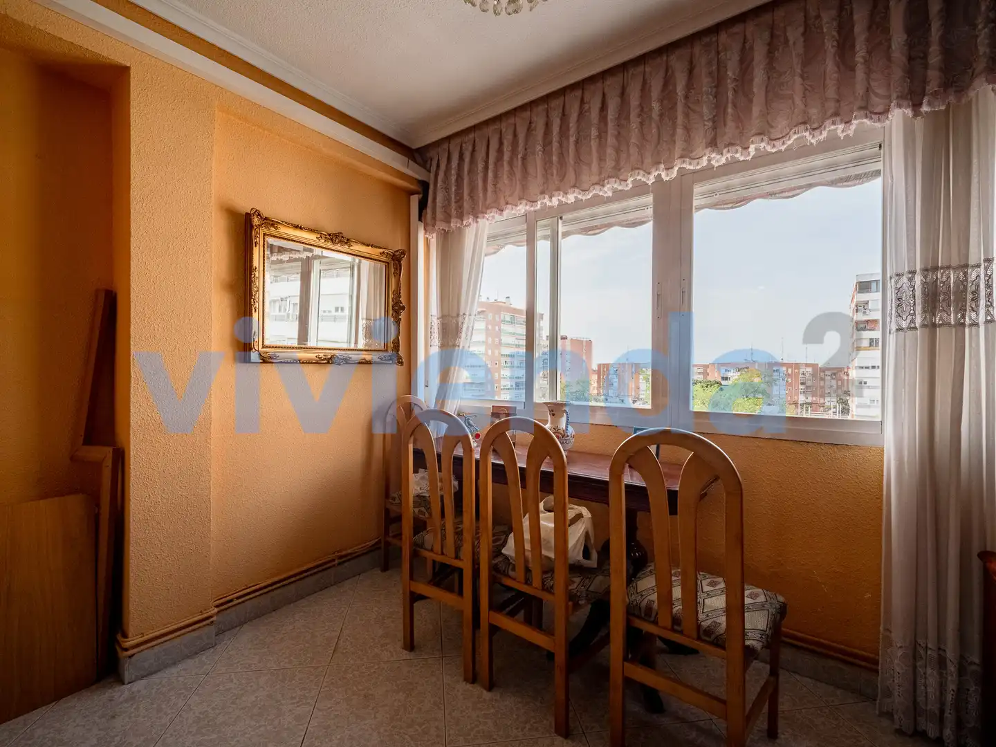 Esszimmer von Wohnung zum Verkauf in Madrid mit Klimaanlage, Heizung und Terrasse