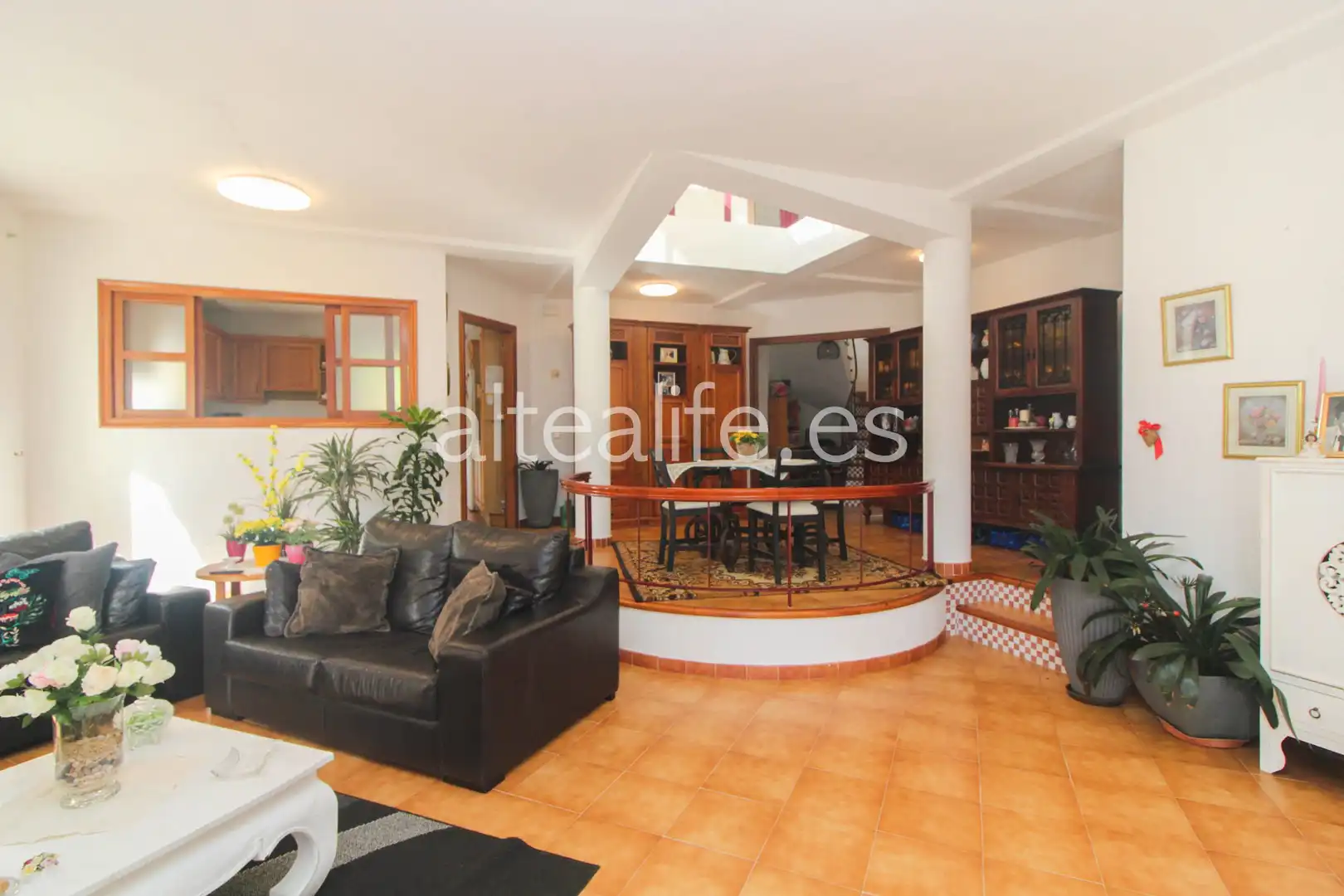 Sala de estar de Casa o chalet en venta en Altea con Aire acondicionado, Calefacción y Jardín privado