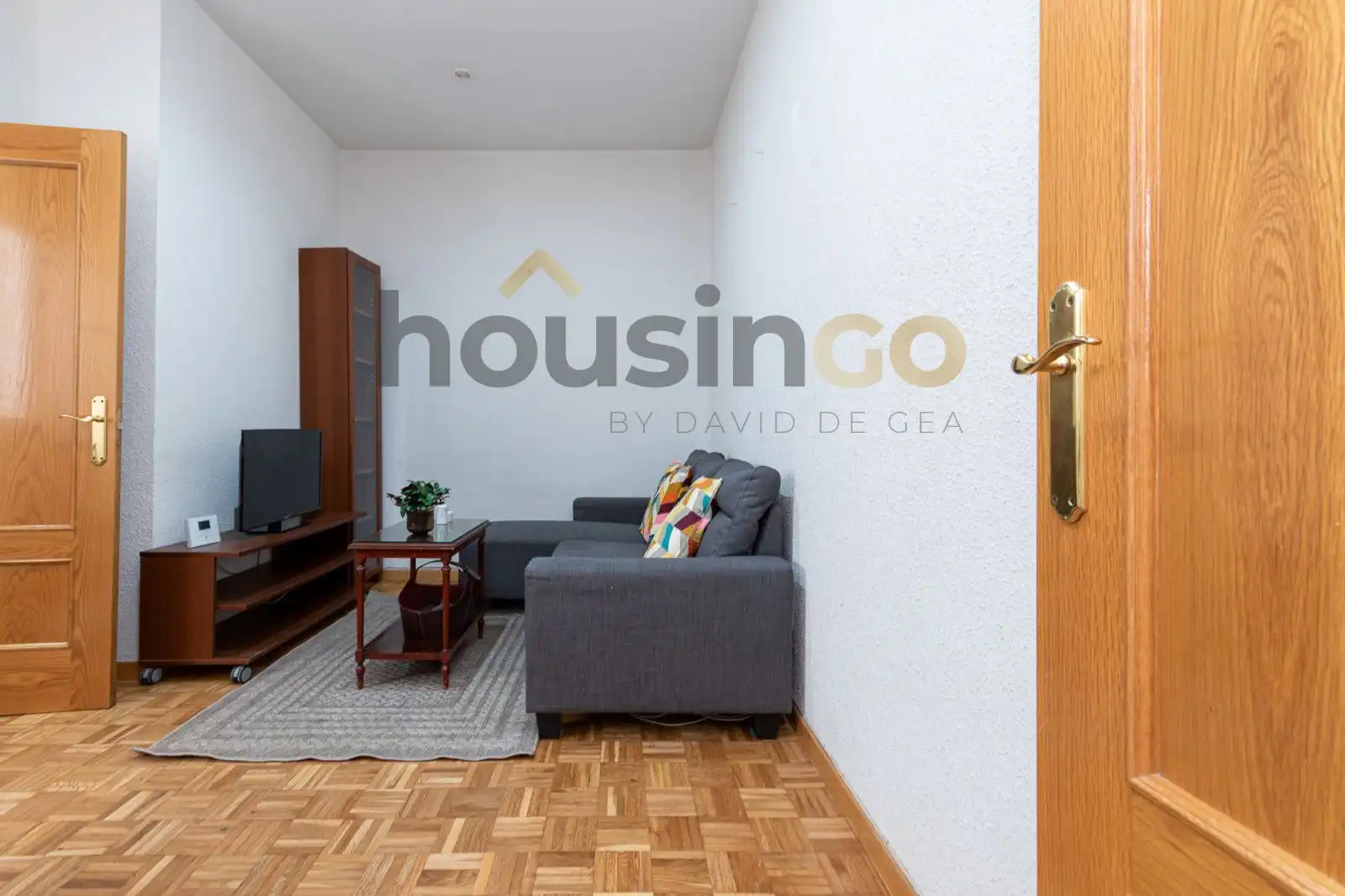 Living room of Flat for rent in Madrid  with Heating and Furnished
