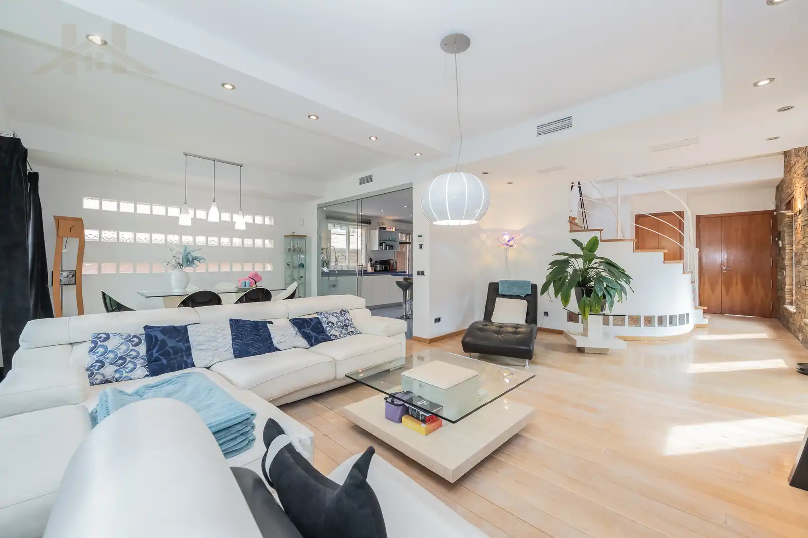 Sala de estar de Casa o chalet en venta en Colmenar Viejo con Terraza, Trastero y Amueblado