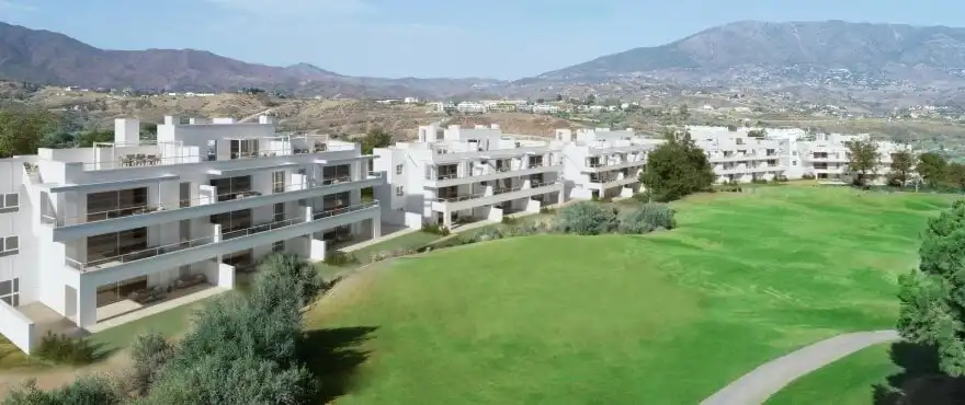 Vista exterior de Àtic en venda en Mijas amb Aire condicionat, Calefacció i Terrassa