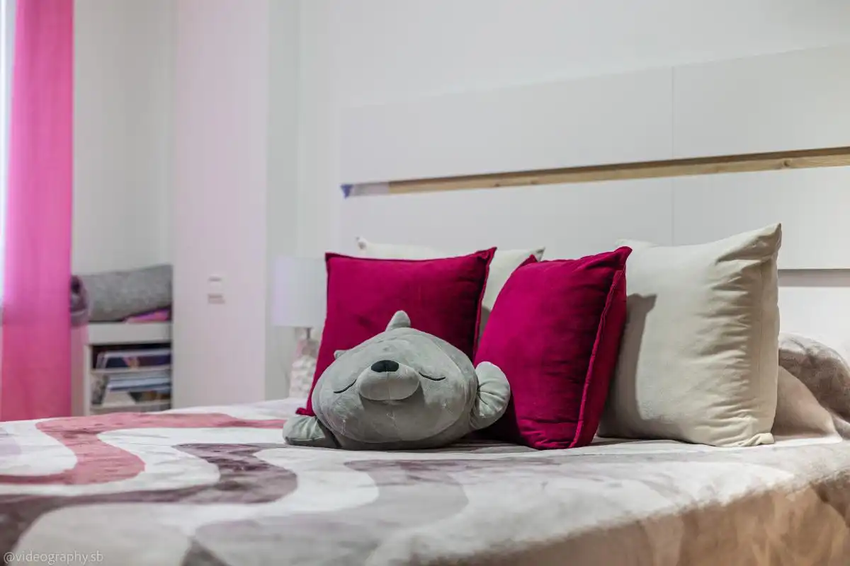 Schlafzimmer von Wohnung zum Verkauf in Villalbilla mit Klimaanlage, Heizung und Privatgarten