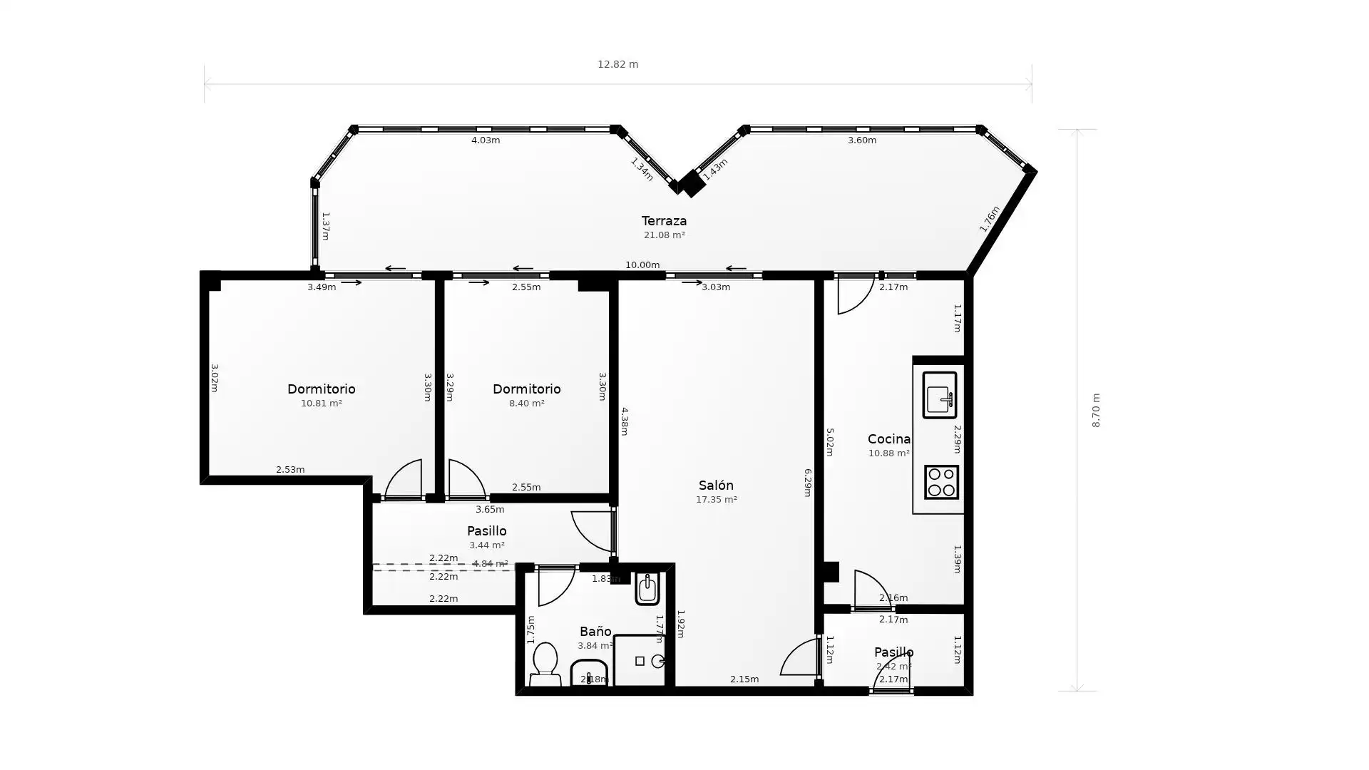 Wohnung zum Verkauf in Rincón de la Victoria mit Privatgarten, Terrasse und Gemeinschaftspool