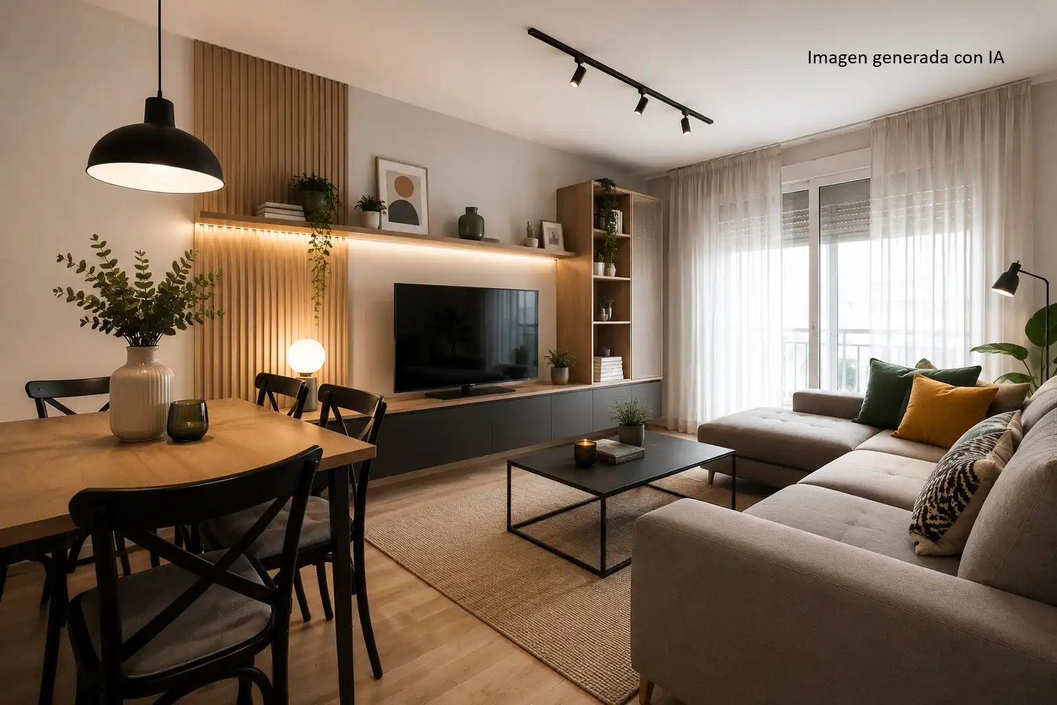 Sala de estar de Piso en venta en Leganés con Aire acondicionado, Calefacción y Terraza
