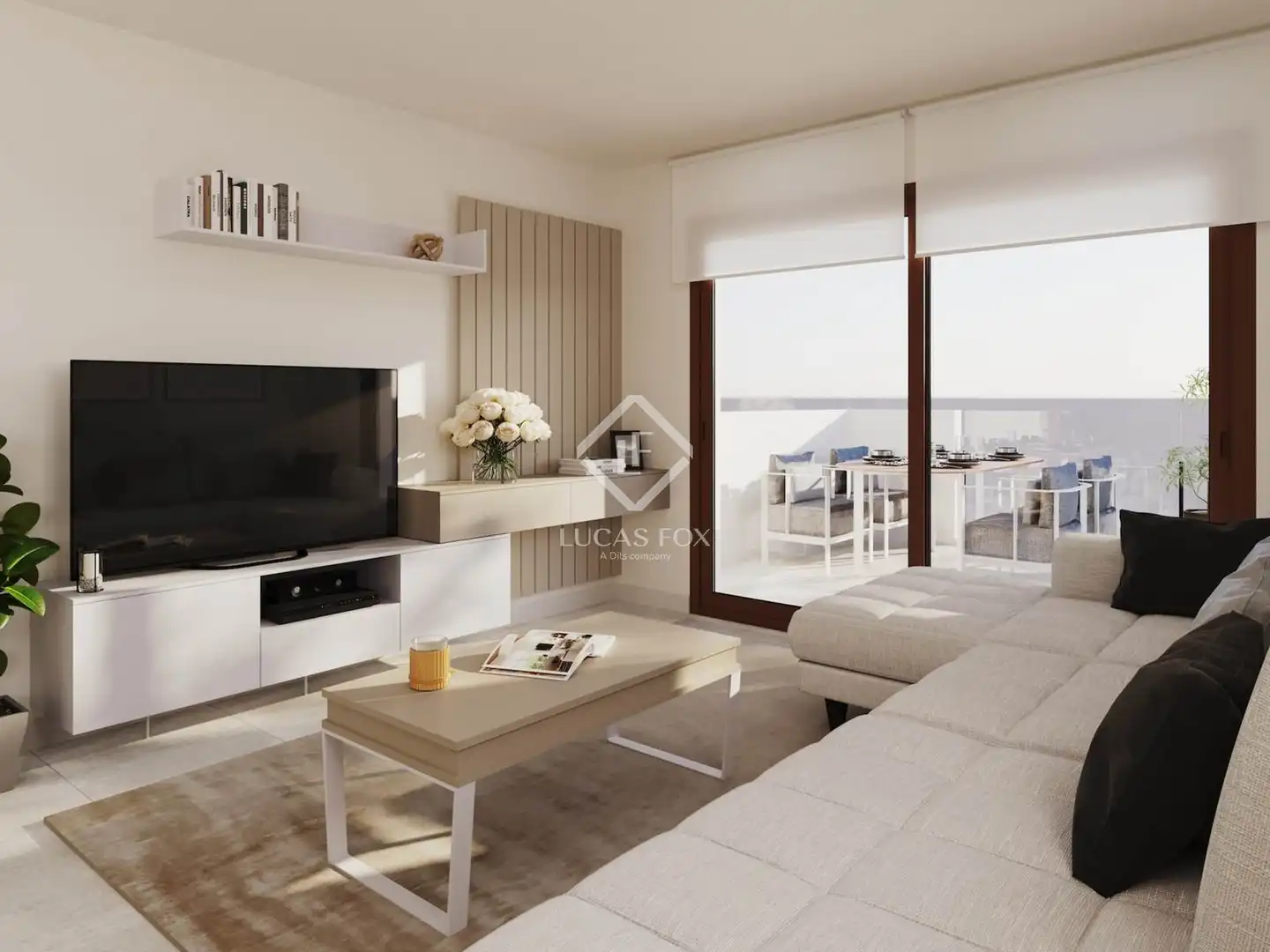 Sala de estar de Piso en venta en Capdepera con Aire acondicionado, Calefacción y Terraza