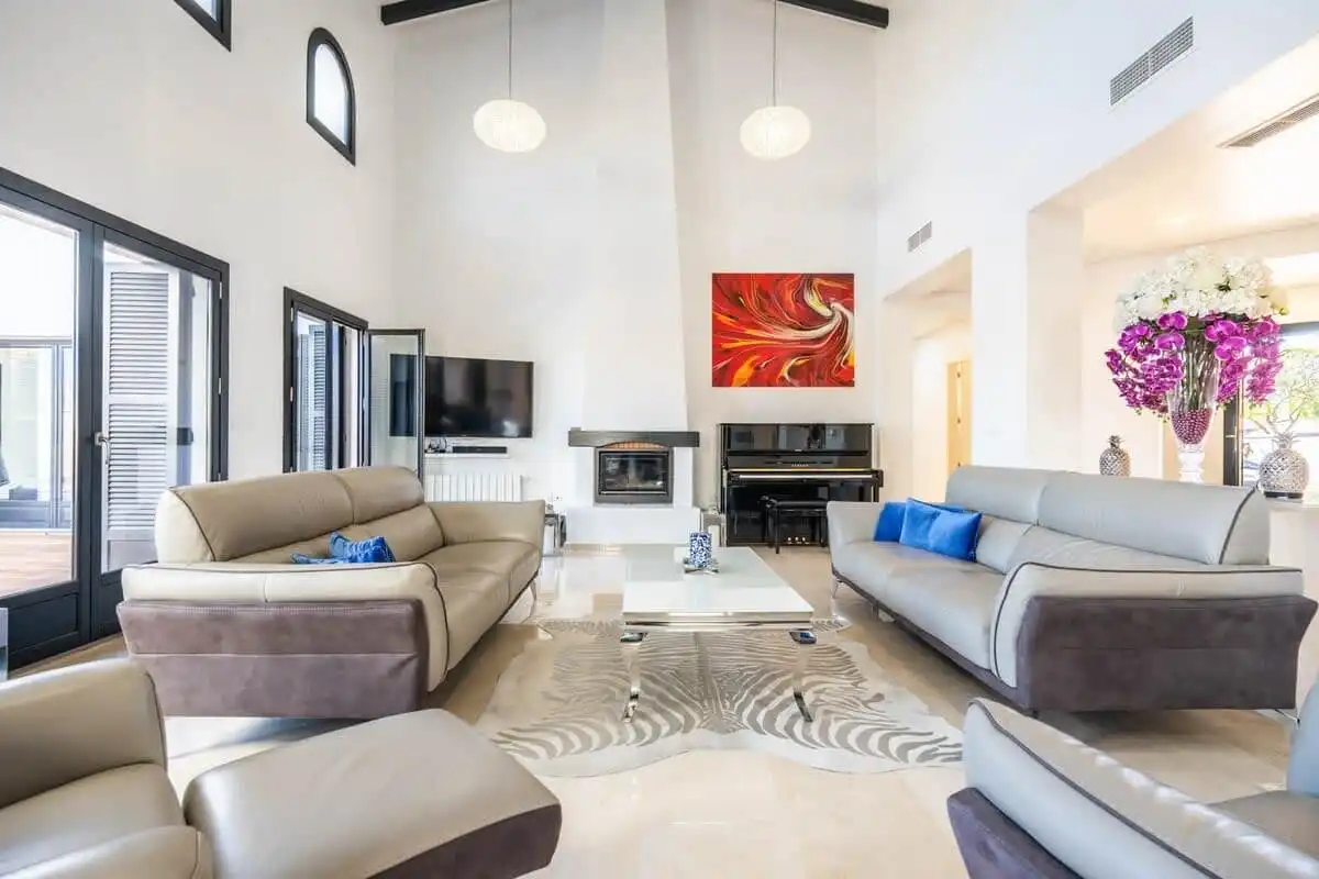 Sala d'estar de Casa o xalet en venda en Murcia