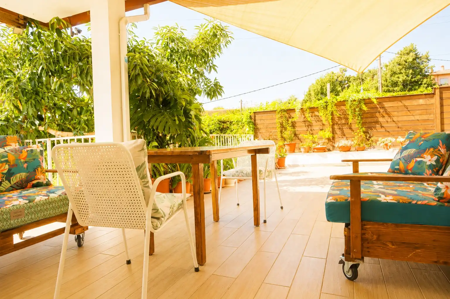 Terrassa de Casa o xalet en venda en Fogars de la Selva amb Calefacció, Jardí privat i Terrassa