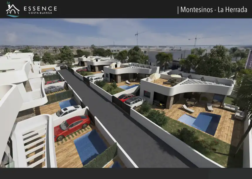 Außenansicht von Wohnung zum Verkauf in Los Montesinos mit Terrasse, Schwimmbad und Gemeinschaftspool