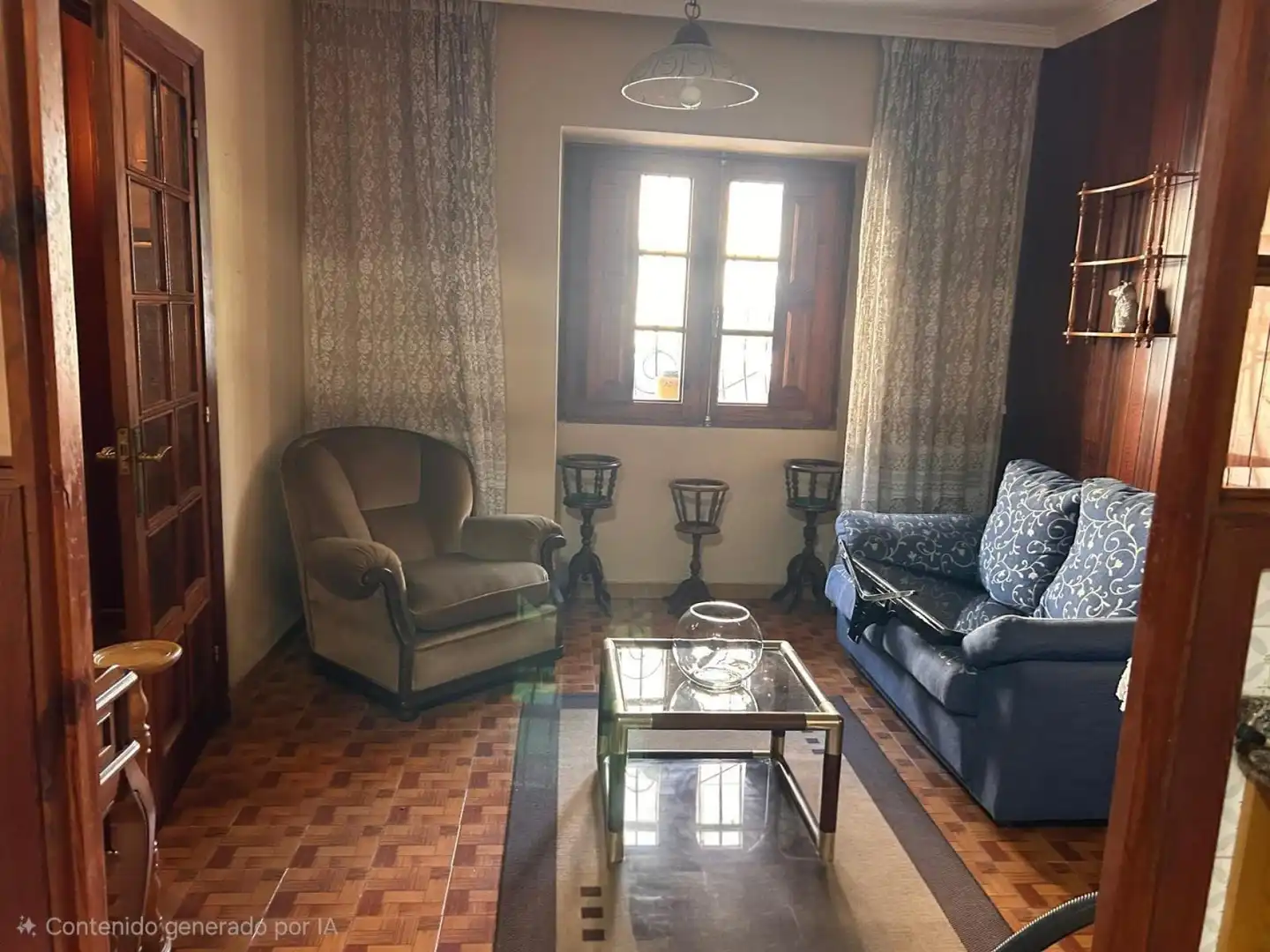 Sala de estar de Casa adosada en venta en Poio con Calefacción y Balcón