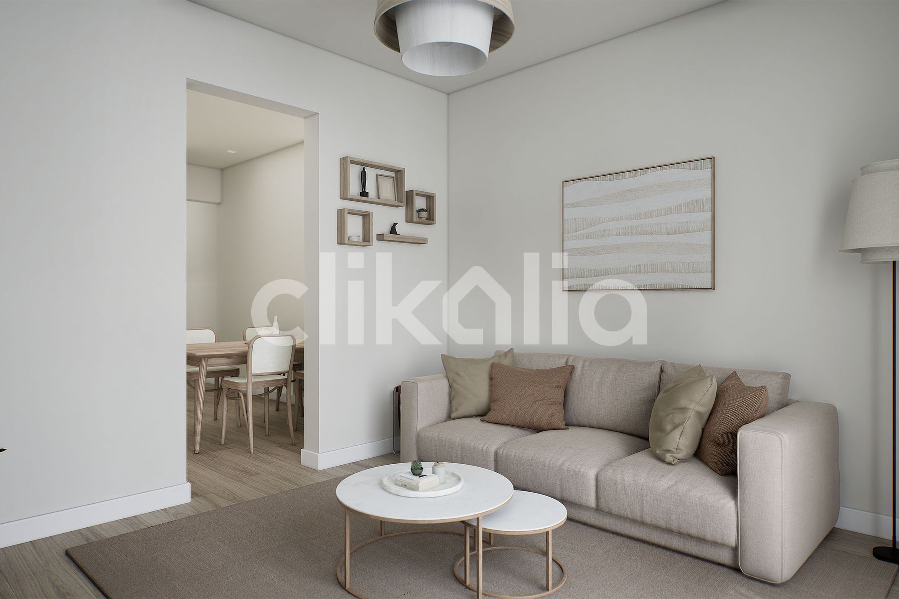 Sala d'estar de Pis en venda en  Barcelona Capital amb Aire condicionat, Calefacció i Terrassa
