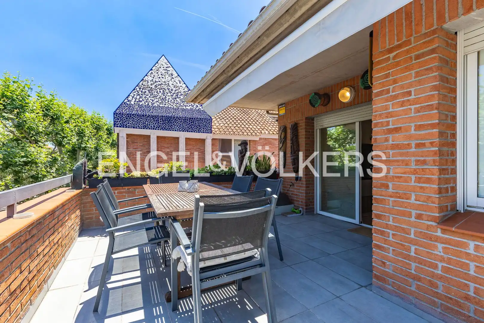 Terrassa de Àtic en venda en Sant Cugat del Vallès amb Calefacció, Jardí privat i Parquet