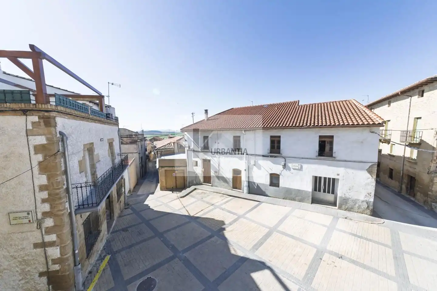 Vista exterior de Casa o chalet en venta en Larraga con Calefacción y Trastero