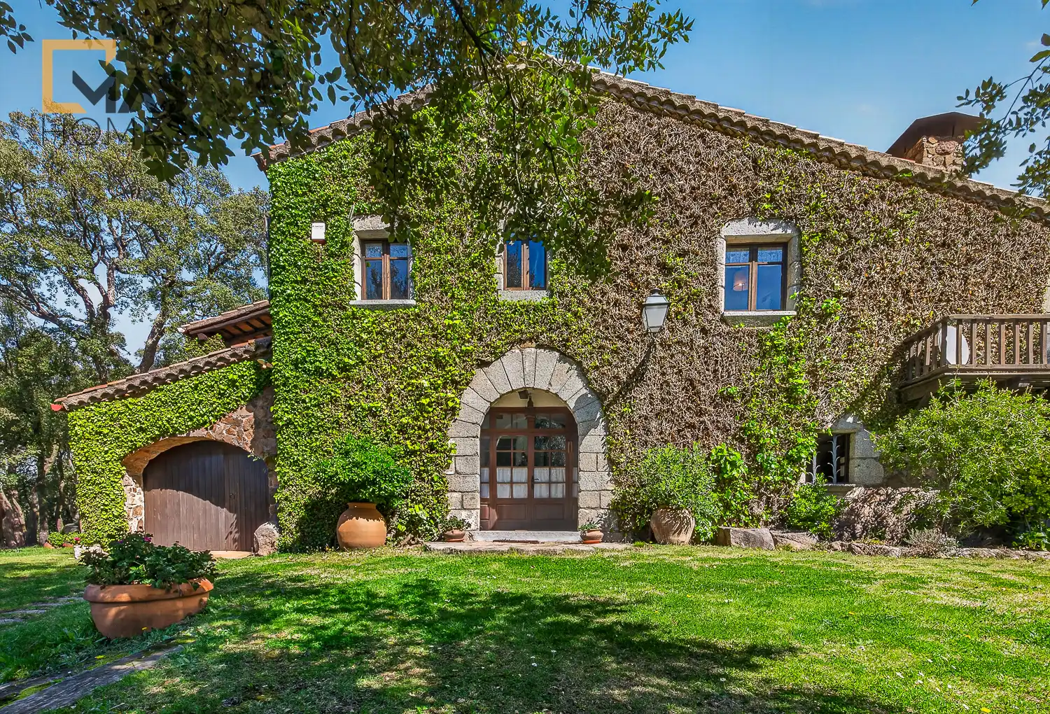Vista exterior de Finca rústica en venda en Arbúcies amb Aire condicionat, Calefacció i Jardí privat