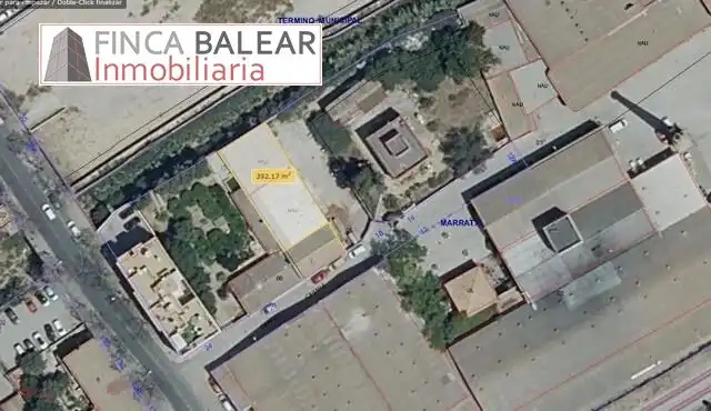 Vista exterior de Nave industrial de alquiler en Marratxí