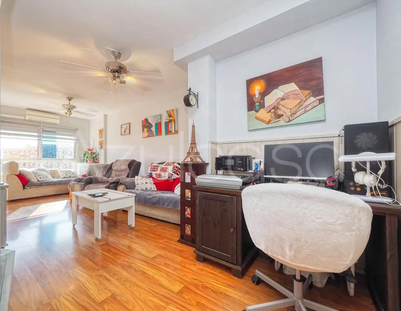 Living room of Flat for sale in Alicante / Alacant  with Air Conditioner, Terrace and Storage room